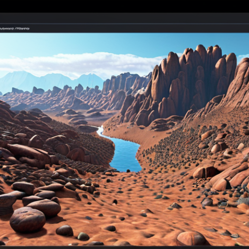 Home 15 ** A customizable, flexible metaverse landscape. Focus on showing the potential for detailed customization, reflecting a creator's unique vision. Use visual cues to suggest scripting and coding capabilities.
**